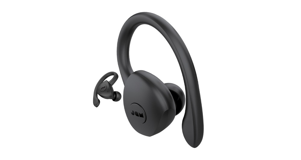 TWS Athlete Earbuds - Black Hero Wide